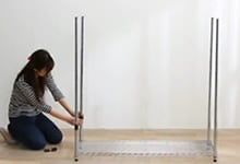 下から2段目を組み立て