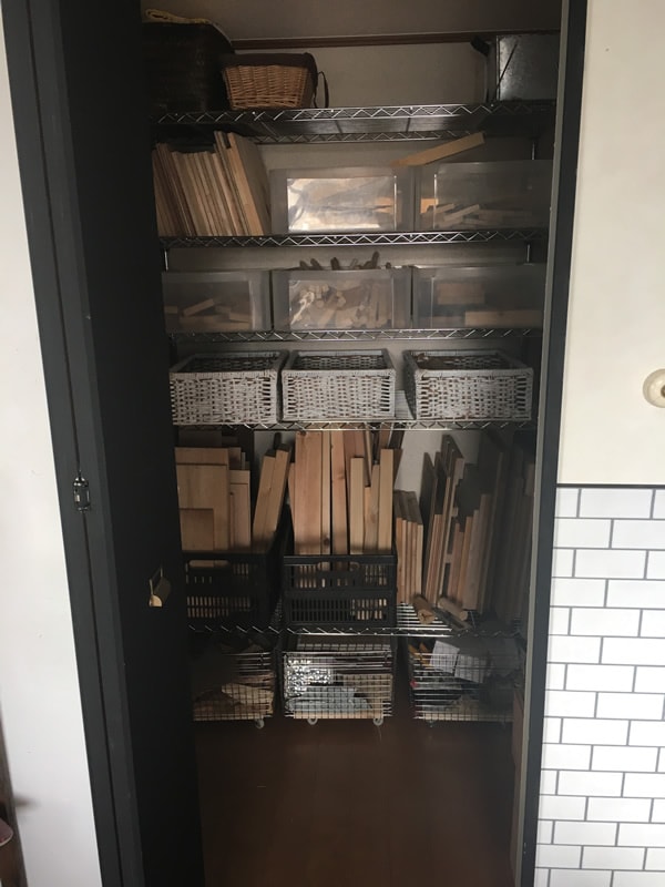 今回はこのお部屋のクローゼット内にチェストを置きましたが