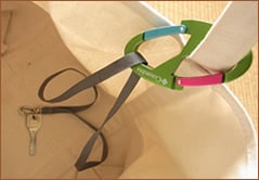 ストラップをつけて紛失を防ぐ