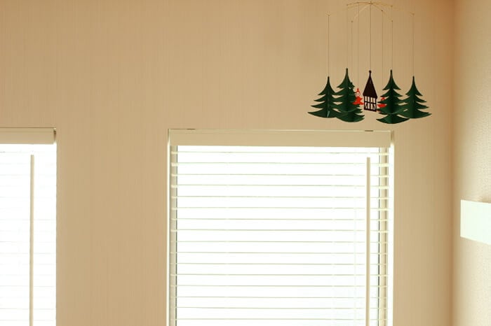 「吊るす飾り」で気軽にクリスマス