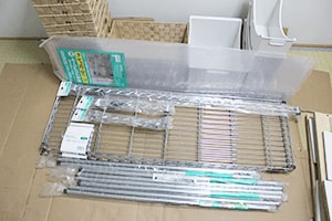 Bパーツの確認をする。