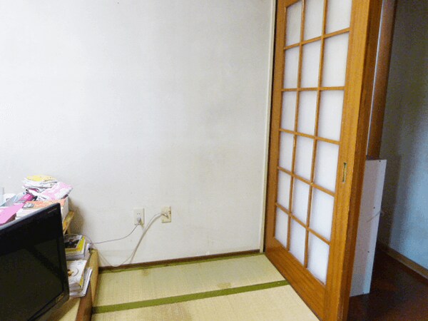 @場所の寸法を測る。
