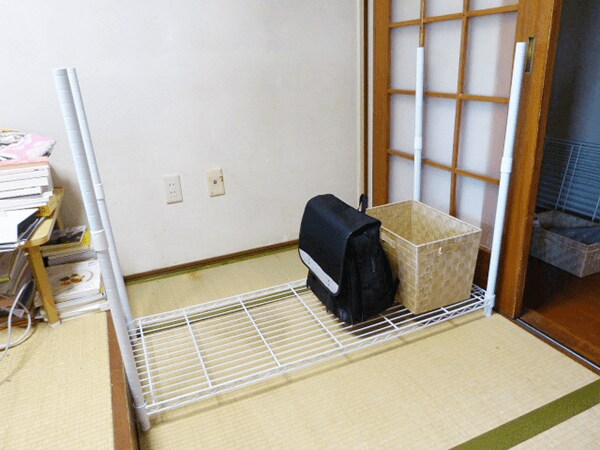 D実際に置くものを収納して、組み立てる。