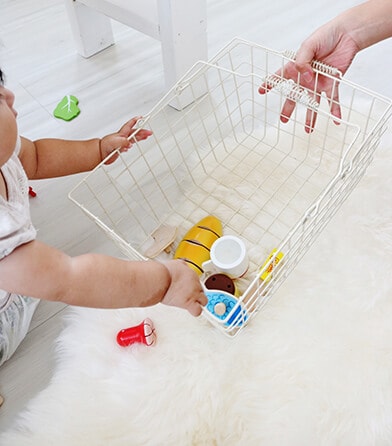 0歳から始めるお片づけ教育