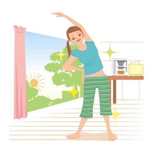 朝、体を動かすとこんな効果が!