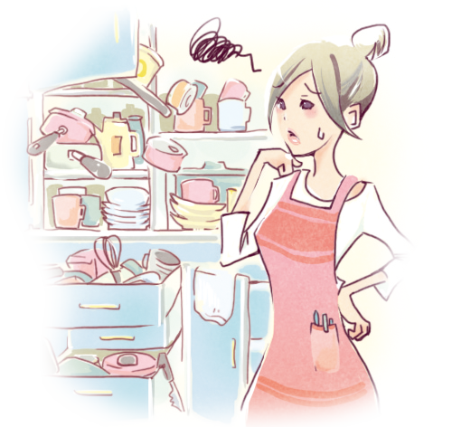 片づかない原因をチェック!
