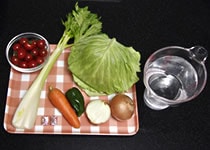 野菜たっぷりスープ 材料4人分