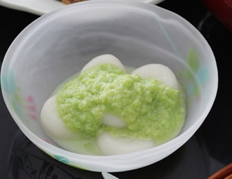 ずんだ白玉
