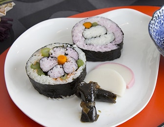飾り寿司(鏡もち)