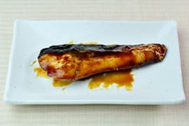 あまりよくない盛付例です。