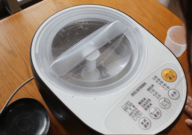 精米時の精米機