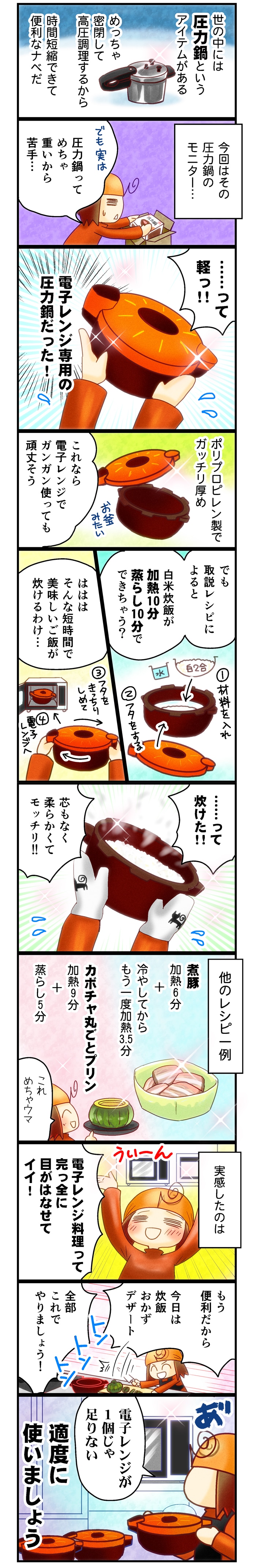 マイヤー電子レンジ圧力鍋