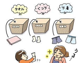 たたまない洗濯法