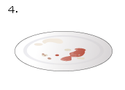 食べ残し・食器の汚れをあらかじめ落としておく