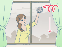 窓掃除:STEP2