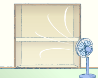 押入れの掃除:STEP4 「乾燥させる」
