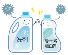 汗をかきやすい人や脂性の人であれば、
少なくとも1〜2日に一回は、市販の「酸素系漂白剤」を用いて、洗濯することをお勧めします。
