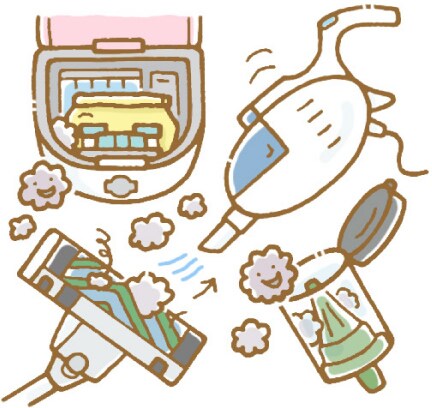 実は一番汚れているのが掃除機本体