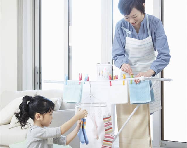 洗濯物を室内で乾かすときの3つのポイント