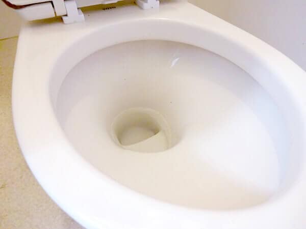 5分程度で泡の色が変わりました
