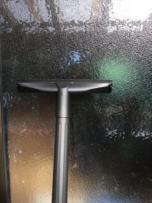 ワイパーで水を掻きながら掃除ができたので良かったです