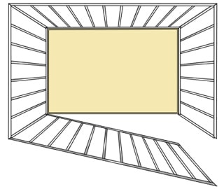 扉が無いものはパーツをはずして一面を扉とします