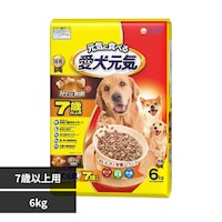 愛犬元気 7歳以上用ビーフ・緑黄色野菜・小魚入り 6kg 犬 フード