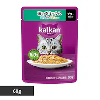 カルカン パウチ 海の幸ミックス まぐろ・さけ・ほたてだし入り 60g KP125 キャットフード ウェットフード