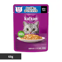 カルカン パウチ 11歳から かつお節入りまぐろとささみ 60g KP146  キャットフード ウェットフード