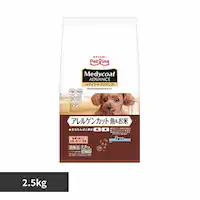 メディコートアドバンス ドッグフード アレルゲンカット 魚&お米 1歳から 2.5kg×4個