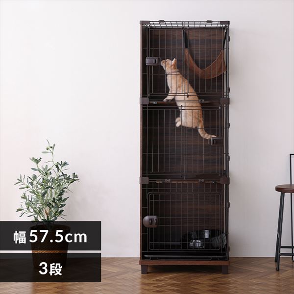 プラケージ 2段 ベージュ 猫用 P314766 │アイリスオーヤマ公式