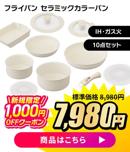 �t���C�p�� 10�_�Z�b�g �V�K����1,000�~OFF�N�[�|����7,980�~