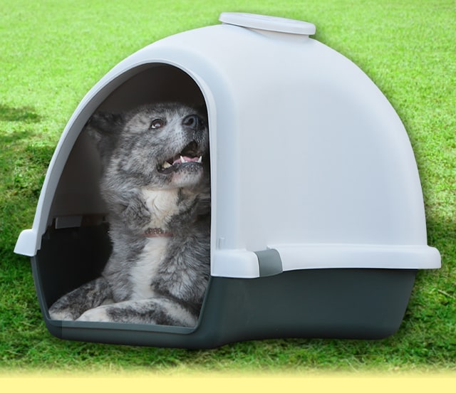 ドーム型犬舎 グレー グリーン Usd 950 P アイリスプラザ アイリスオーヤマ公式通販サイト