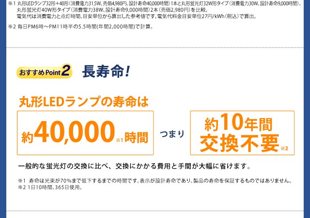 2個セット】丸形LEDランプ ペンダント用 30形+40形 昼光色相当(3400lm) LDCL3040SS/D/29-P 1901361 │アイリス プラザ│アイリスオーヤマ公式通販サイト 2個セット】丸形LEDランプ ペンダント用 30形+40形 昼光色相当(3400lm) LDCL3040SS/D/29-P 1901361 │アイリス プラザ│アイリスオーヤマ公式通販サイト
