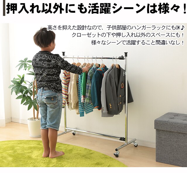 ハンガーラック 押入れハンガー 1連 シルバー 7053664 │アイリス