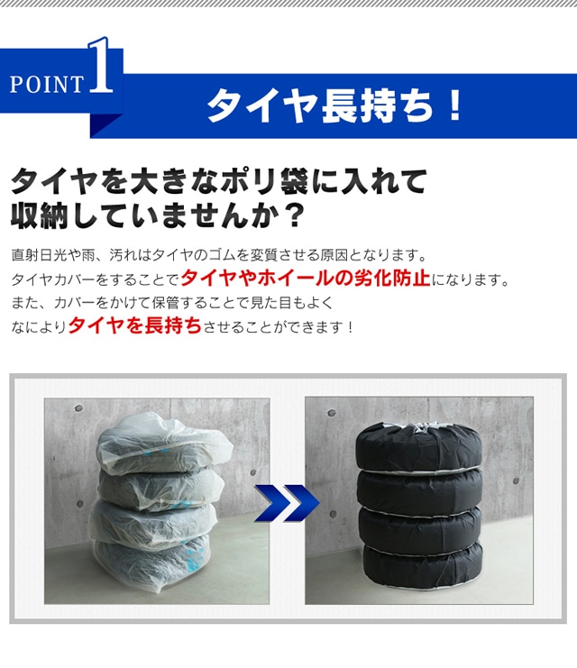 タイヤカバー 4本 Mサイズ【プラザセレクト】 7069012│アイリスプラザ│アイリスオーヤマ公式通販サイト