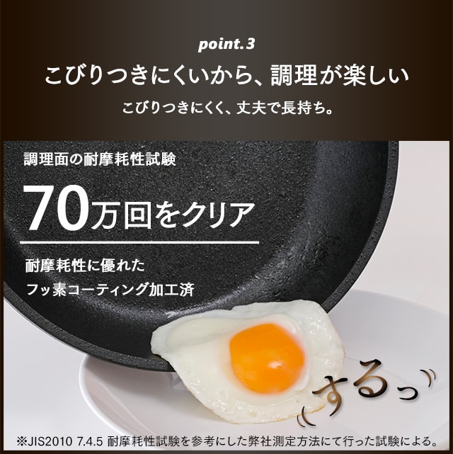 スキレットコートパン 20cm SKL-20IH H520906│アイリスプラザ│アイリスオーヤマ公式通販サイト