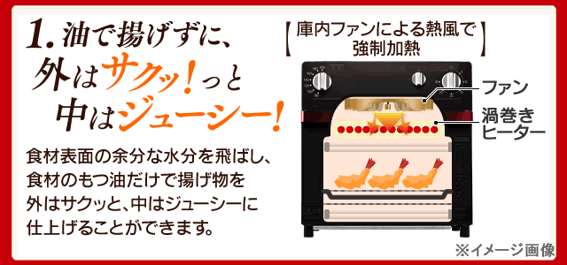 ノンフライ熱風オーブン FVH-D3A-R
