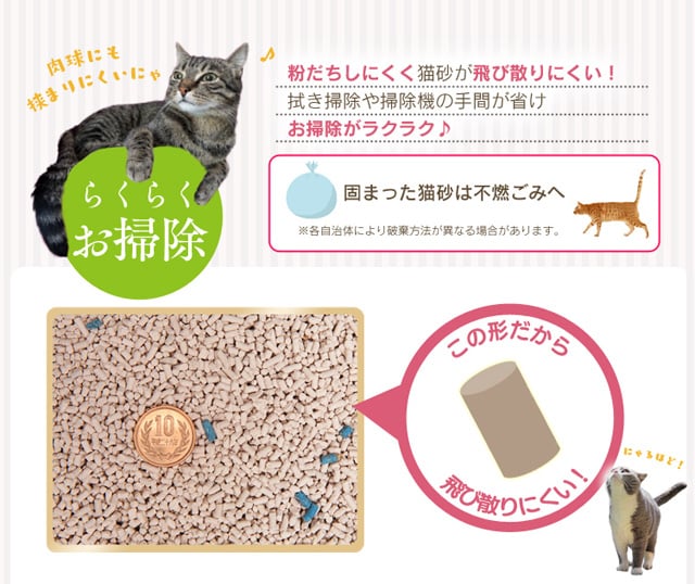 上から猫トイレ用 猫砂5L UNS-5L P250349 │アイリスプラザ│アイリスオーヤマ公式通販サイト