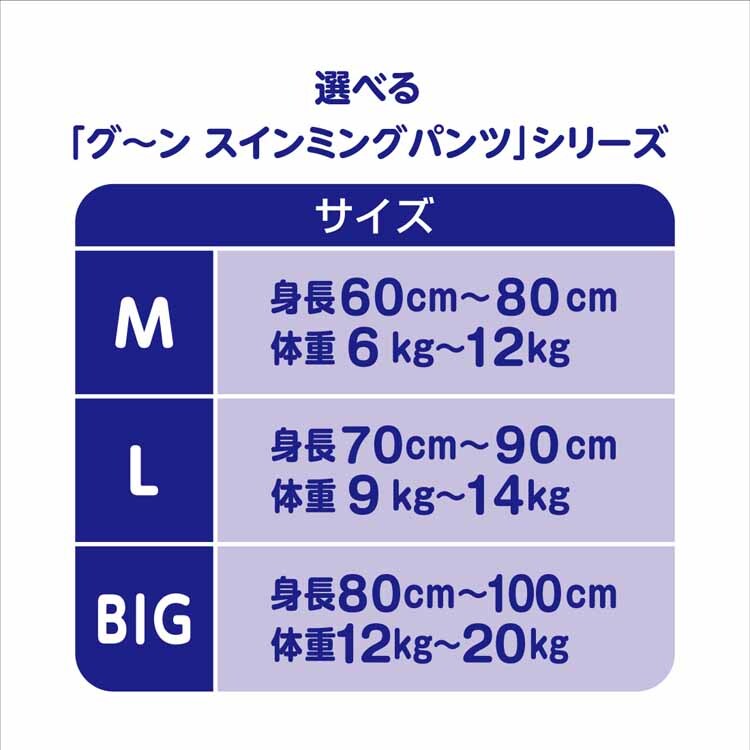 グーン スイミングパンツ BIGサイズ12枚 男女共用 863058