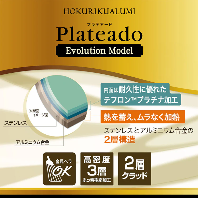 プラテアードEM IHフライパン24cm A-2682