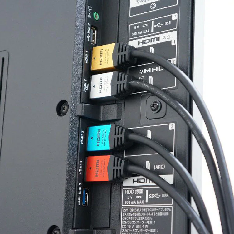 4K60p対応メタルヘッドHDR対応18G対応イーサネットテレビプロジェクターモニタータイプAHDMIケーブル1.5mホーリック