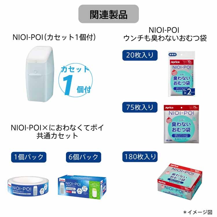 アップリカ NIOI-POI 共通カセット 3パック 【プラザセレクト】