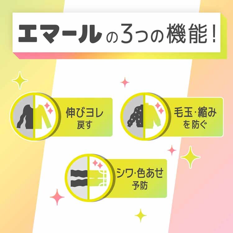 KAO 【6個セット】エマールつめかえ用 810ml 全2種類【プラザセレクト】