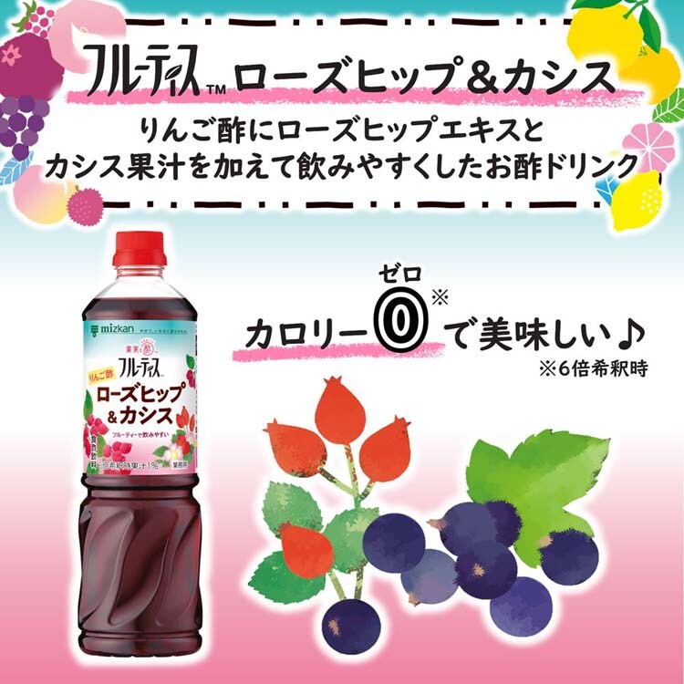 【2本】ミツカン 業務用フルーティス (6倍濃縮タイプ) 1000mL