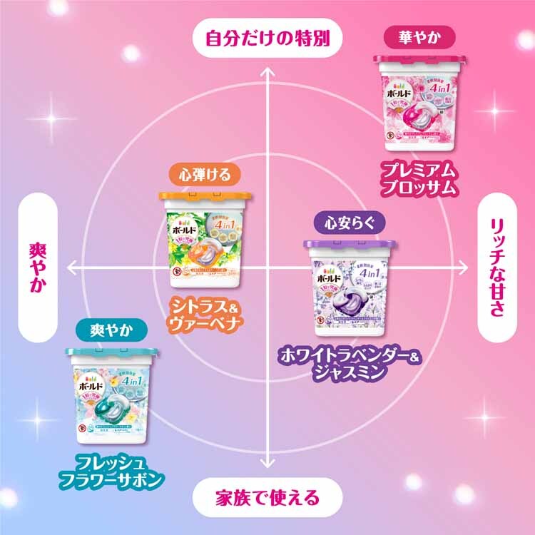 P&G ボールドジェルボール4D つめかえ用 メガジャンボサイズ 61個/64個 【プラザセレクト】