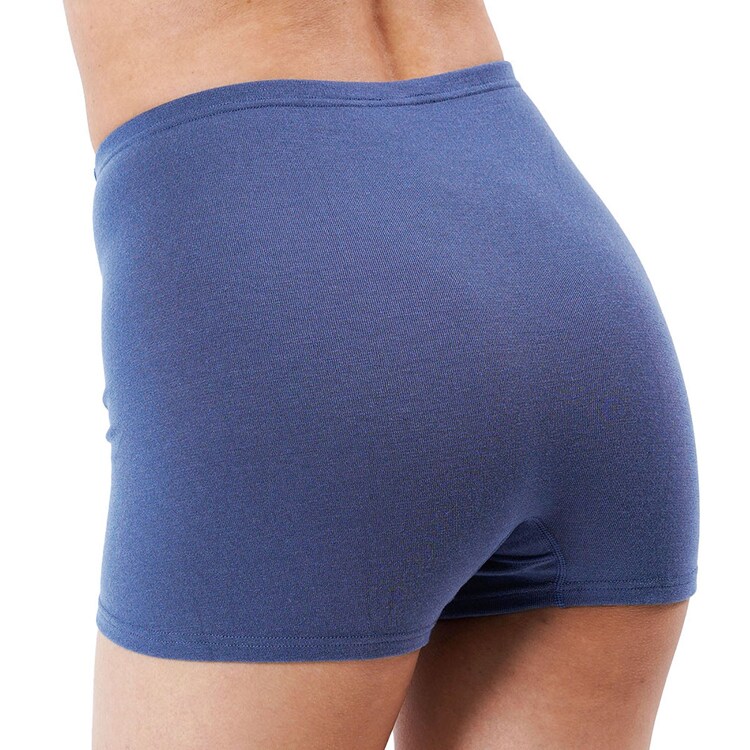 Fukuske 満足 美温活 湯たんぽ心地 ショーツ 無地 1分丈 吸湿発熱 37-4808F 【プラザセレクト】