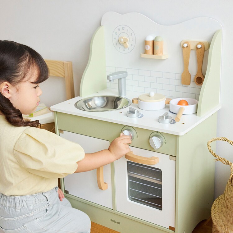 DADWAY おままごとキッチン/フォレストグリーン TYPR44048N 【プラザセレクト】