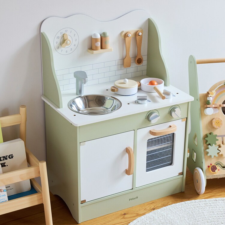 DADWAY おままごとキッチン/フォレストグリーン TYPR44048N 【プラザセレクト】