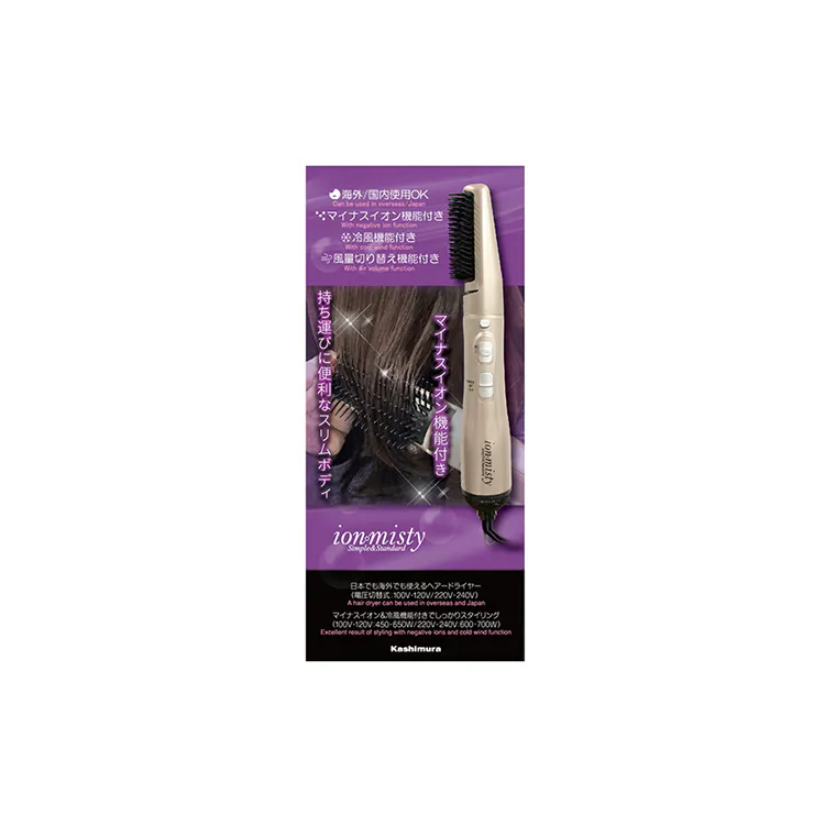 Kashimura 国内・海外兼用 マルチボルテージ マイナスイオン カールドライヤー 冷風機能付き シャンパン TI-171 【プラザセレクト】
